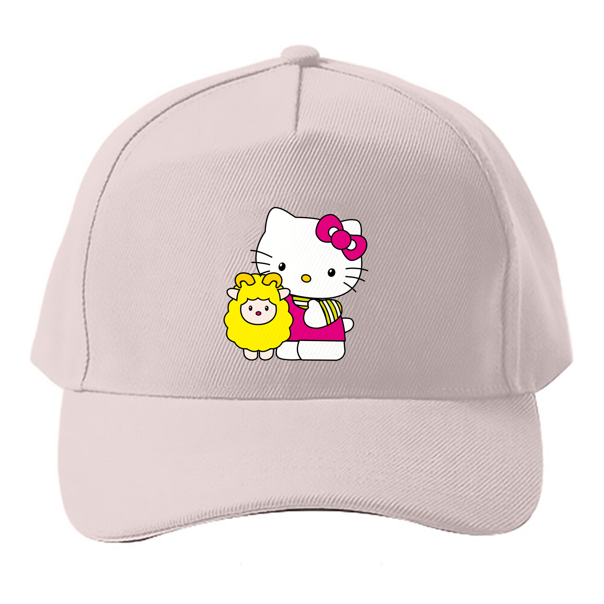 （画像用） Hello Kitty ハローキティ ベースボールキャップ 綿100％ 男女兼用 帽子 スポーツ